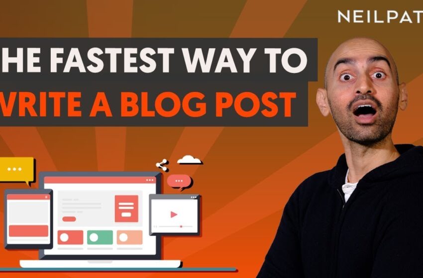  How to Write a Blog Post Fast