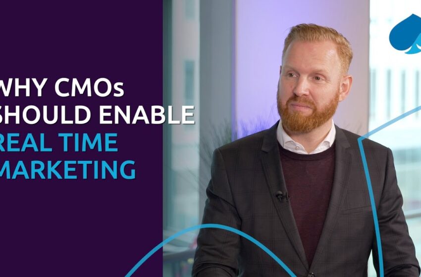  Capgemini Invent Talks: Real Time marketing – changing the role of the CMO