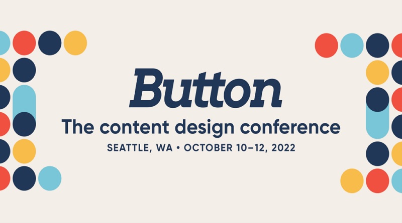  Button: The Content Design Conference
