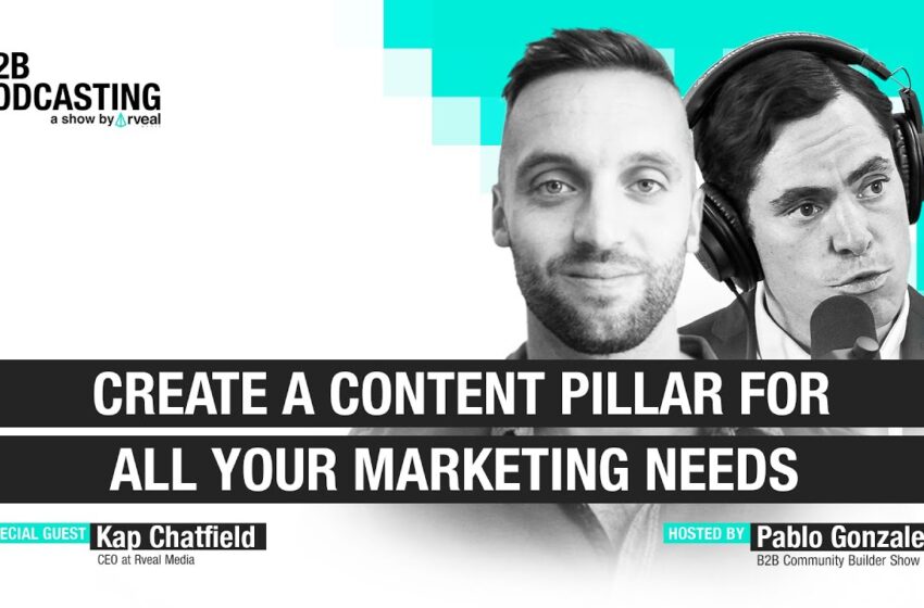  Create a content pillar for all your marketing needs | B2B Podcasting