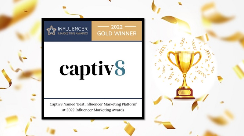  Captiv8 Named Best Influencer Marketing Platform at 2022 Influencer Marketing Awards