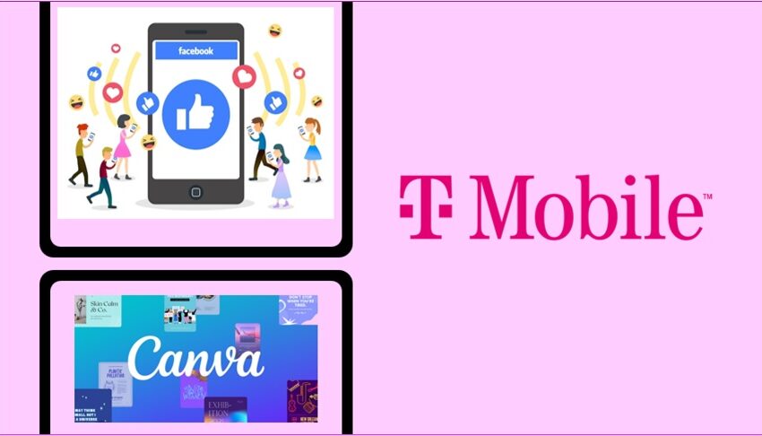  T-Mobile Launches Canva Pro + Facebook Advertising on Us