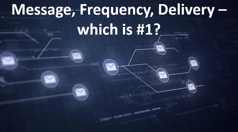  Message, Frequency, Delivery – which is #1?